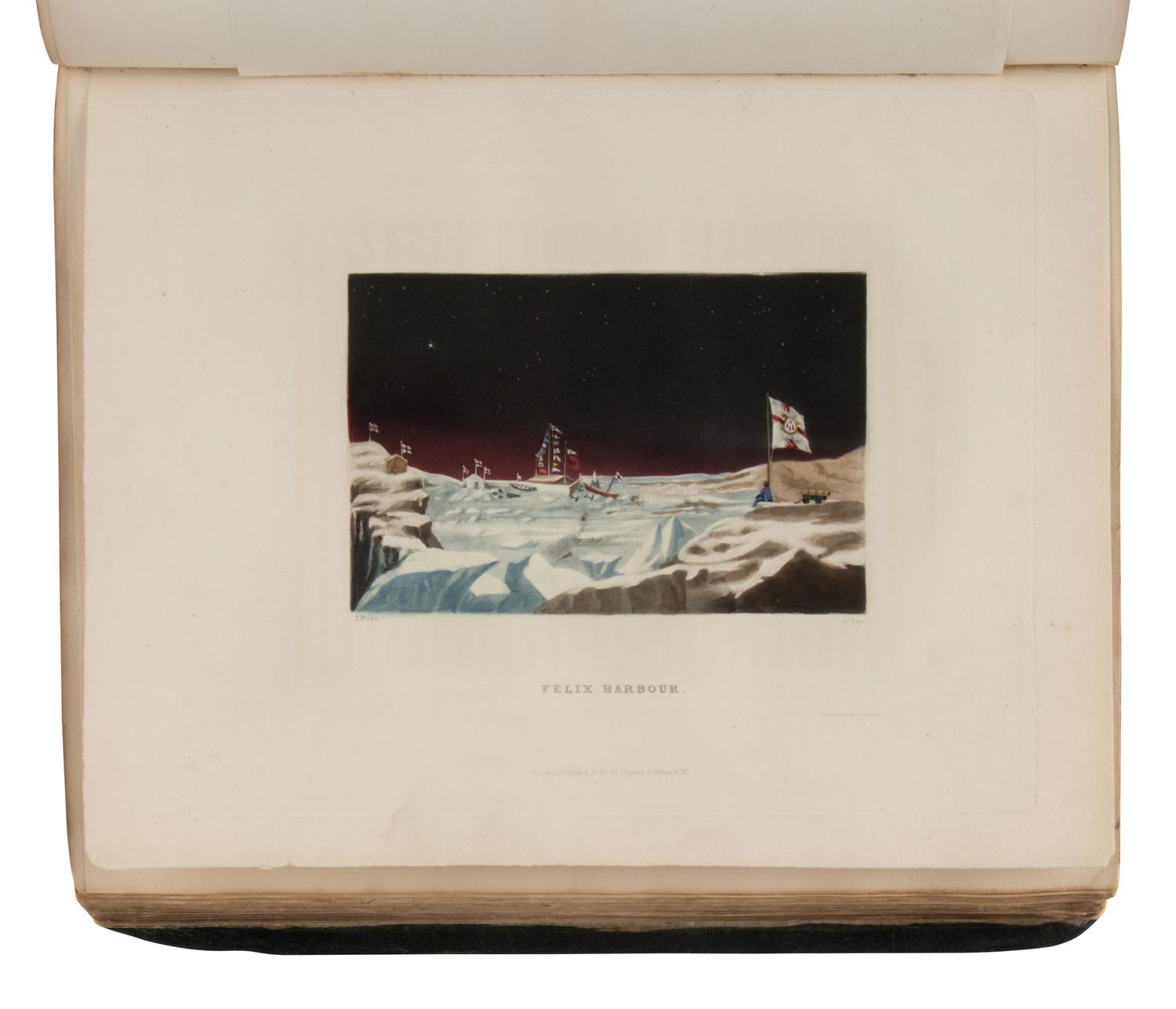 [TRAVEL & EXPLORATION]. ROSS, John (1777-1856) and James Clark ROSS (1800-1862). Narrative of a Second Voyage in Search of a North-West Passage, and of a Residence in the Arctic Regions During the Years 1829, 1830, 1831, 1832, 1833...Including the Reports of Commander, now Captain, James Clark Ross...and the Discovery of the Northern Magnetic Pole. London, A. W. Webster, 1835.