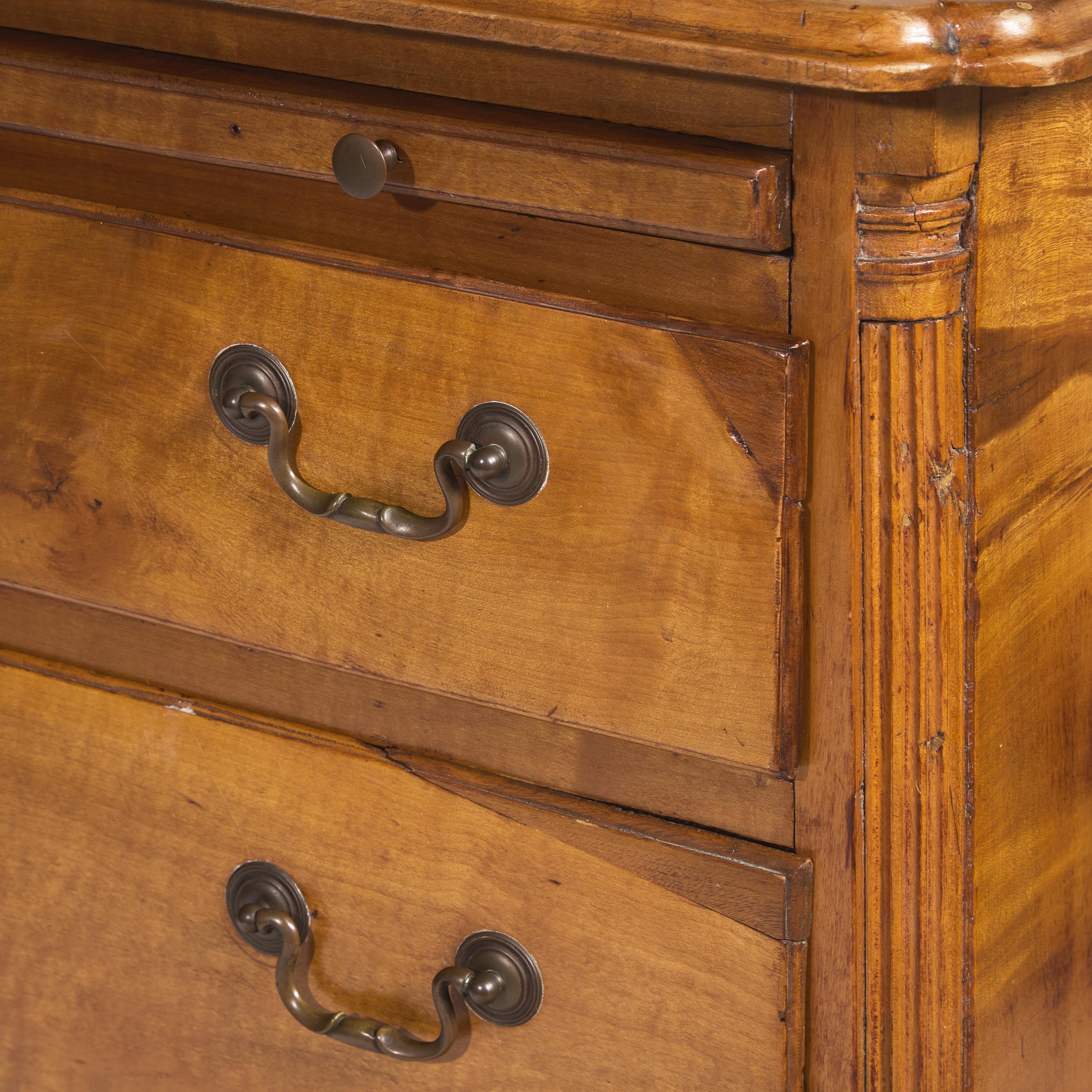 A Chippendale Cherry Chest of Drawers