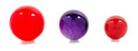 Mark Matthews, (American, b. 1948), Collection of Three Art Glass Marbles