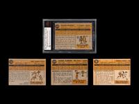 A Group of 1960 Topps Baseball Cards Featuring Hall of Famers and Notables,