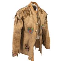 Metis Elk Hide Jacket with Union Jacks