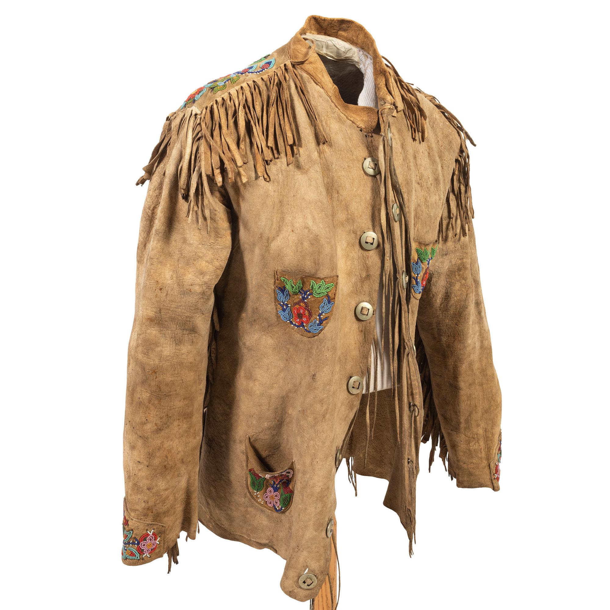 Metis Elk Hide Jacket with Union Jacks