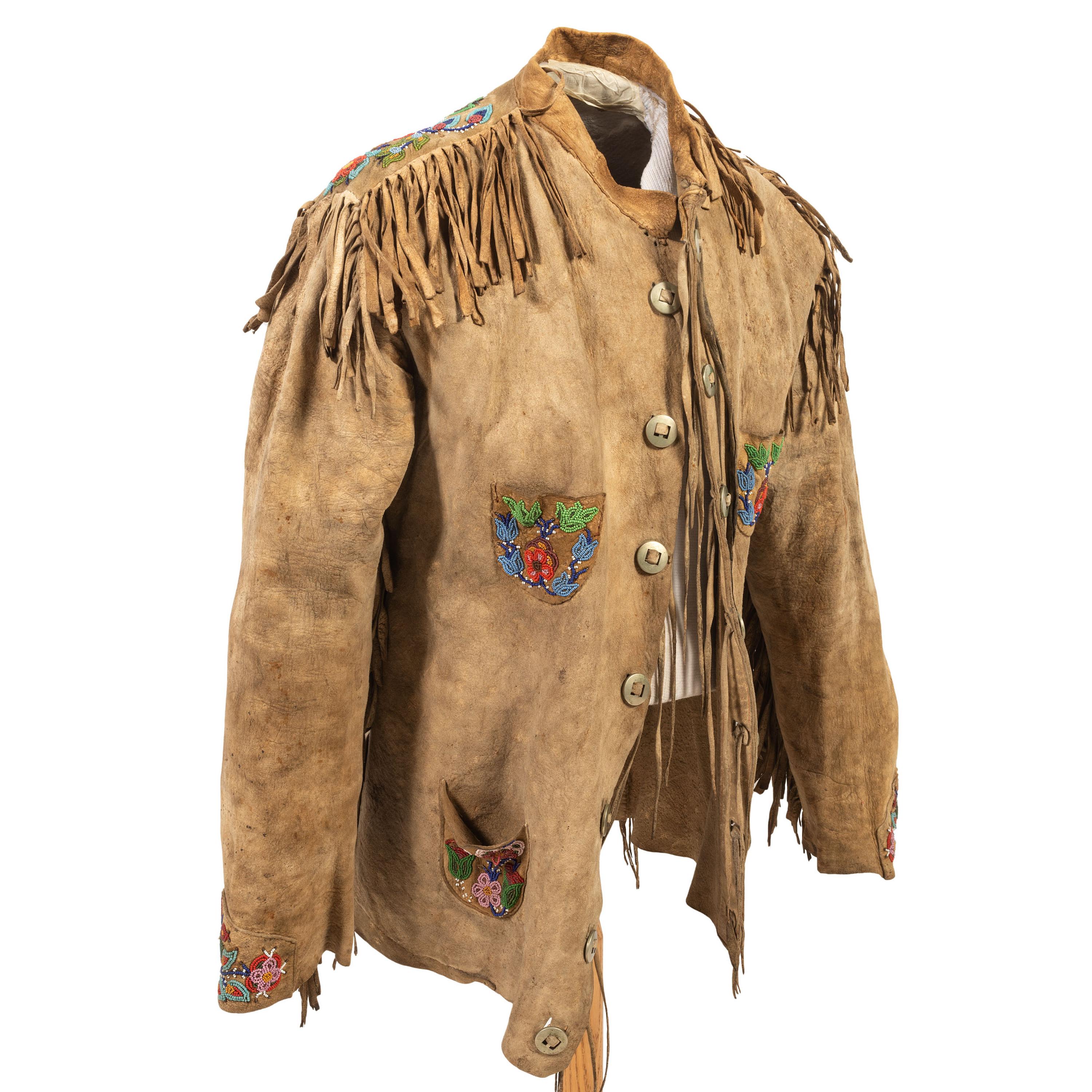 Metis Elk Hide Jacket with Union Jacks