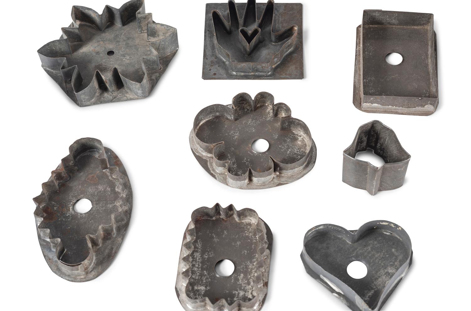 A Group of Figural Tin Cookie Cutters