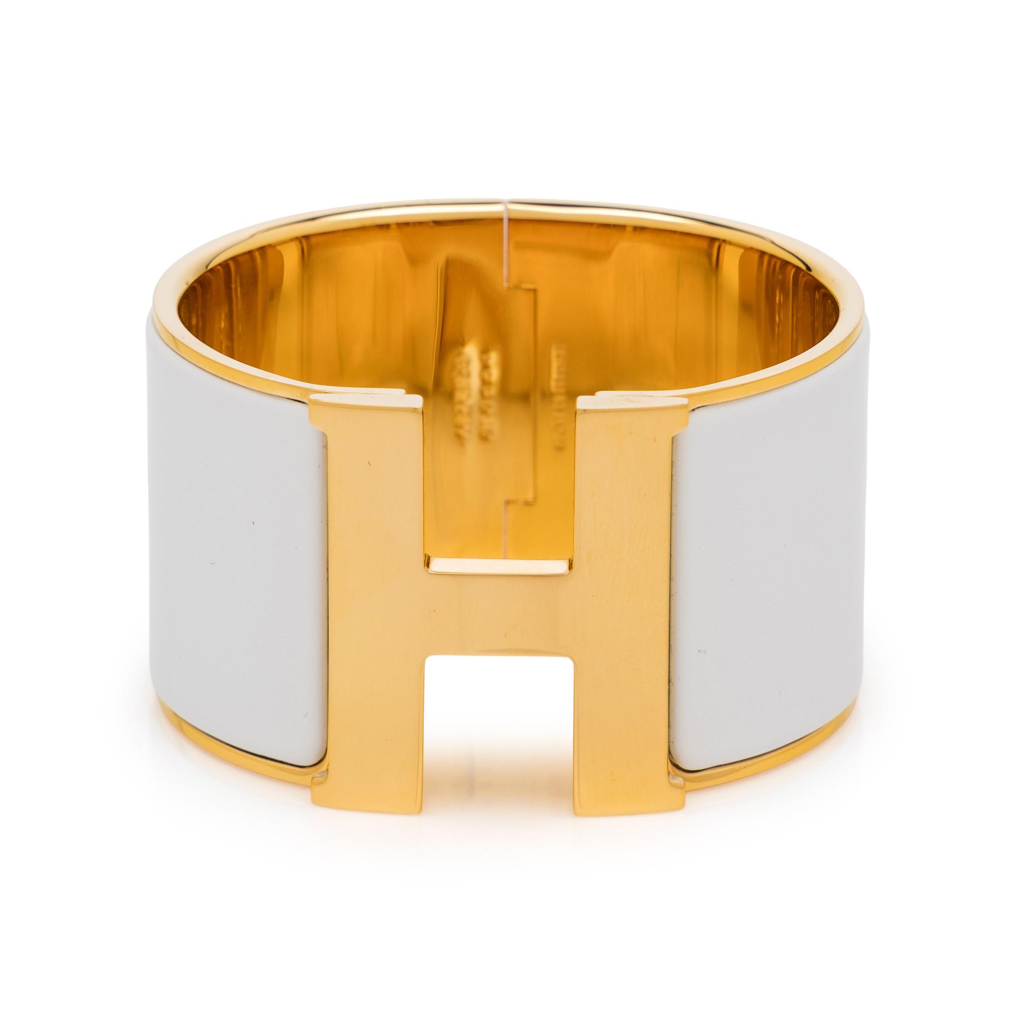 Hermès, Extra Wide Clic Clac H Bracelet