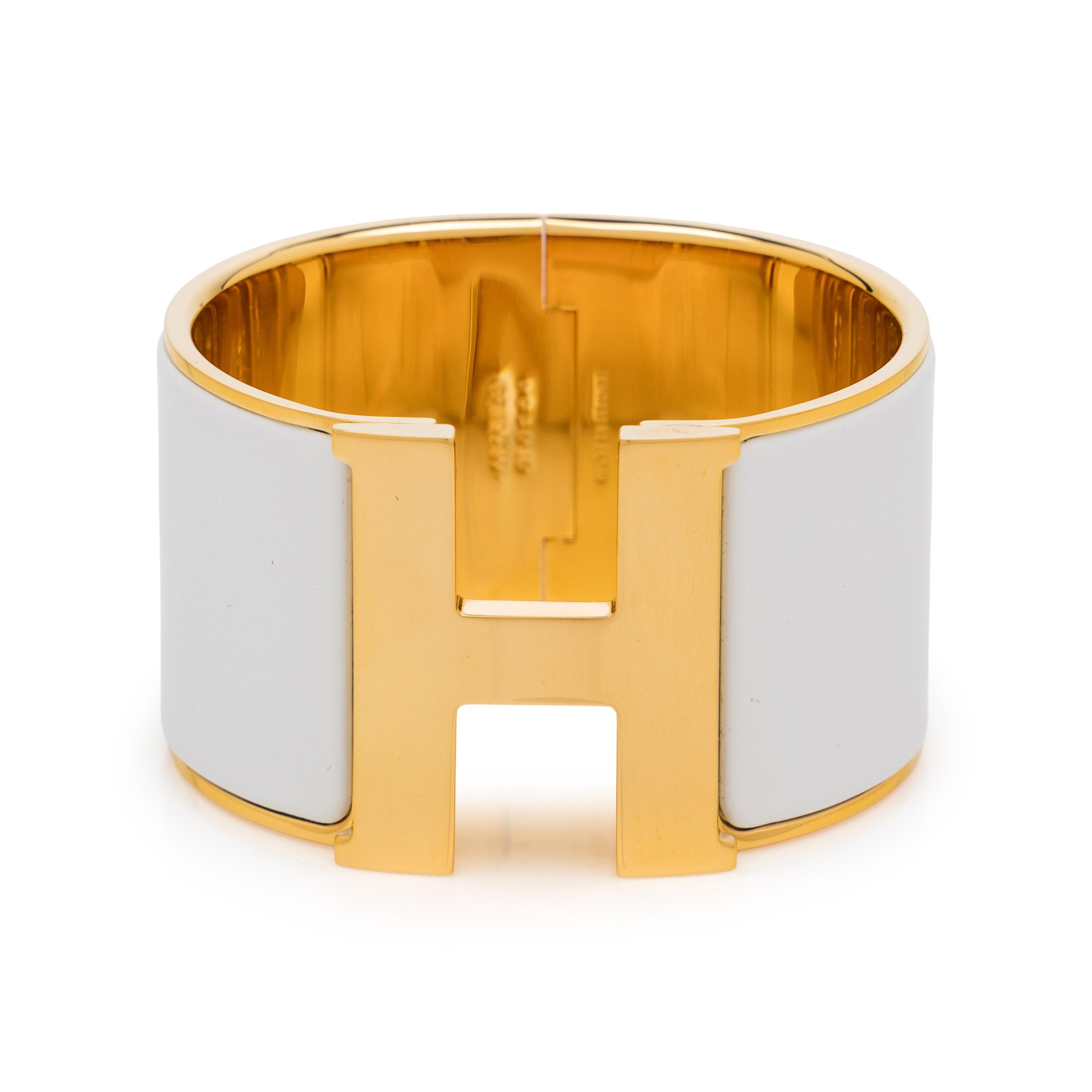 Hermès, Extra Wide Clic Clac H Bracelet