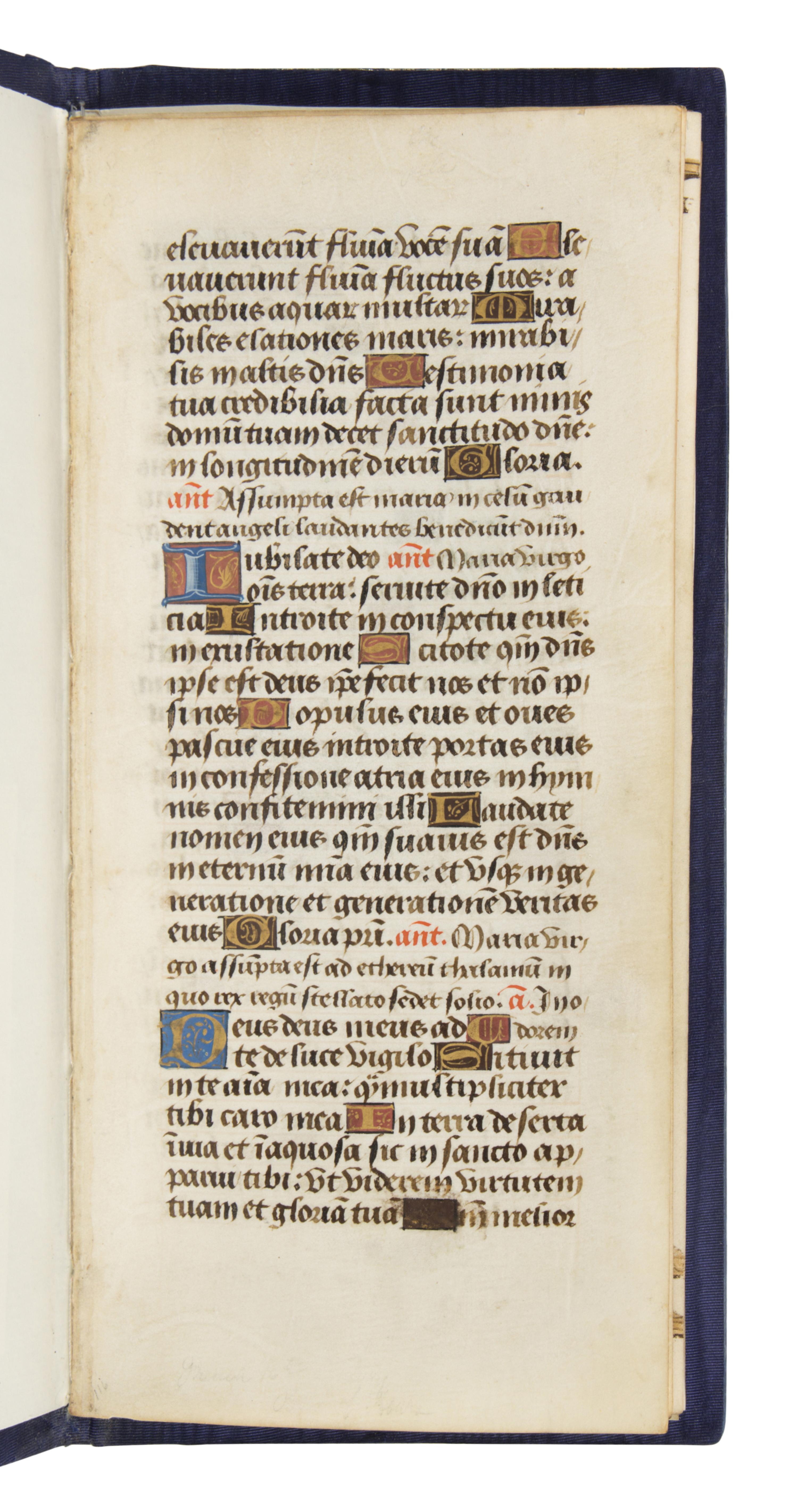 MASTER OF THE PARISIAN ENTRIES (JEAN COENE IV) (Paris, active 1500–1520) Book of Hours, in Latin, illuminated manuscript on parchment [France, Paris, c. 1500–1510]