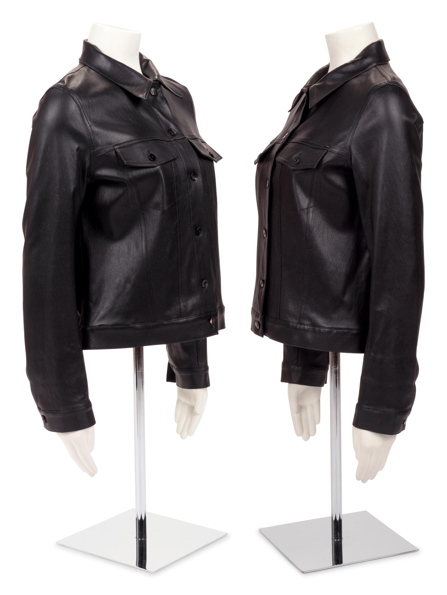 Two Identical The Row Leather Trucker Jackets