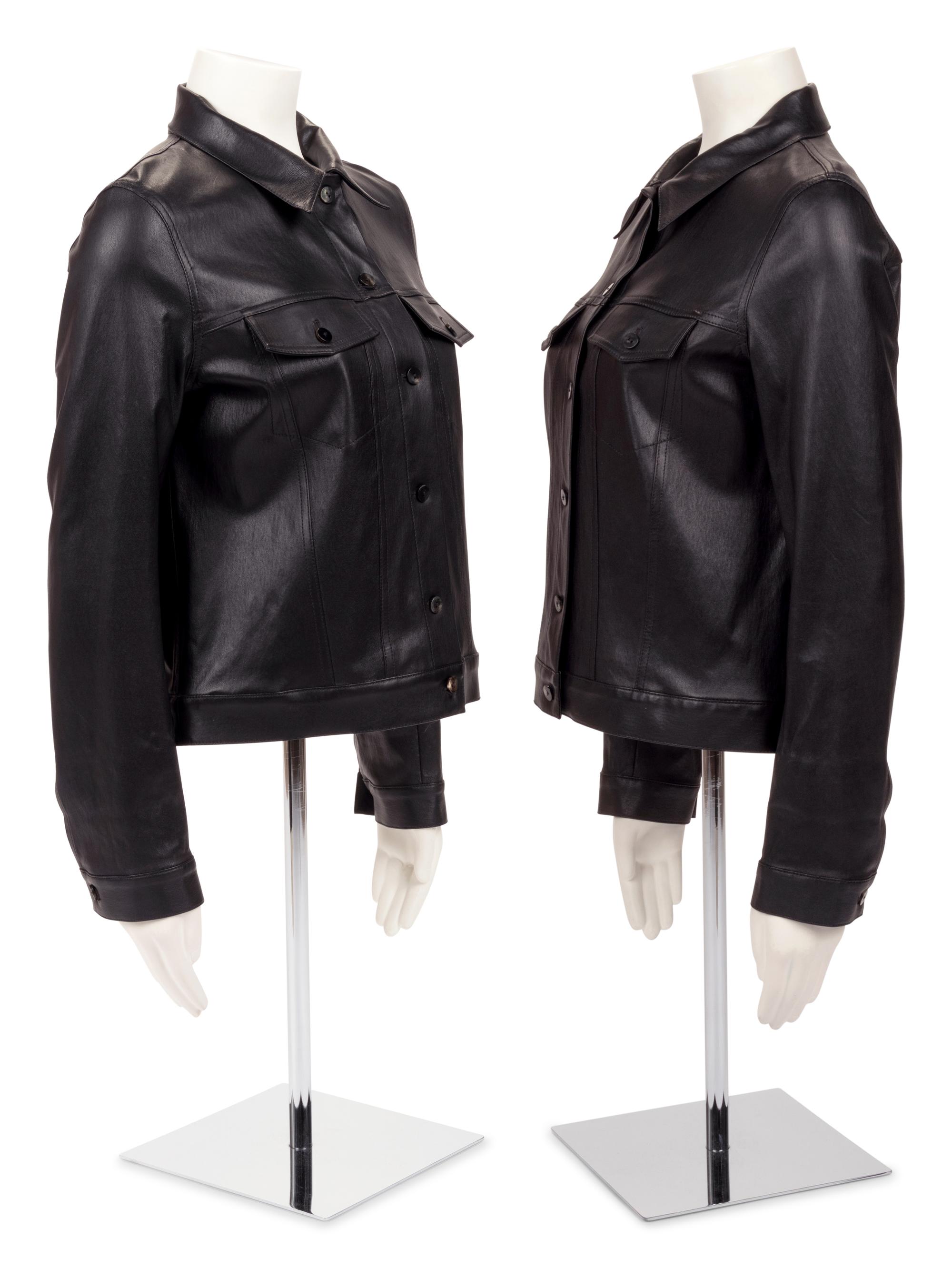 Two Identical The Row Leather Trucker Jackets