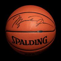 A Michael Jordan Signed Autograph Spalding NBA Game Ball (Upper Deck Authenticated)