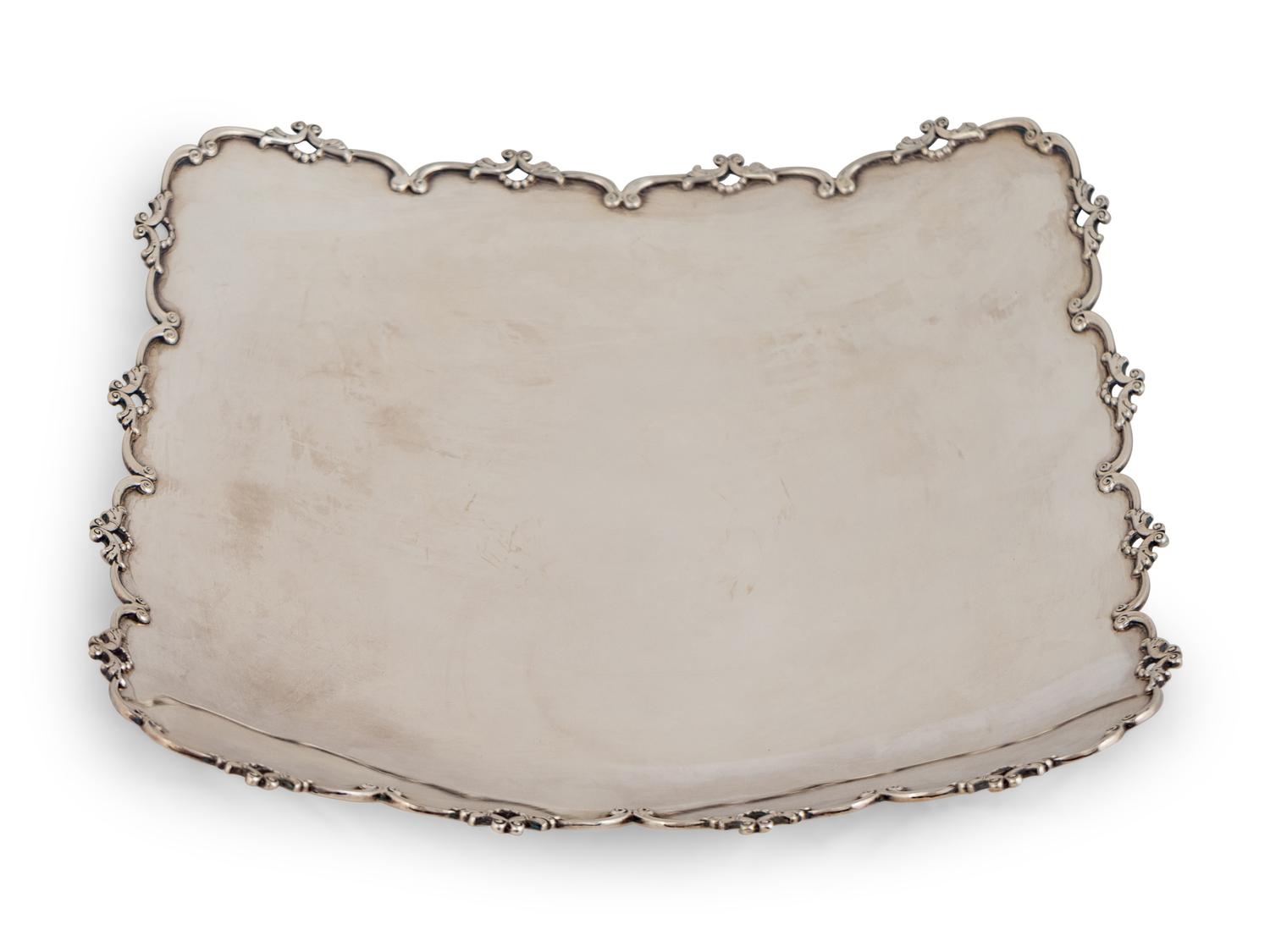 A Japanese Export Silver Tray — Kuyeda, 20th Century