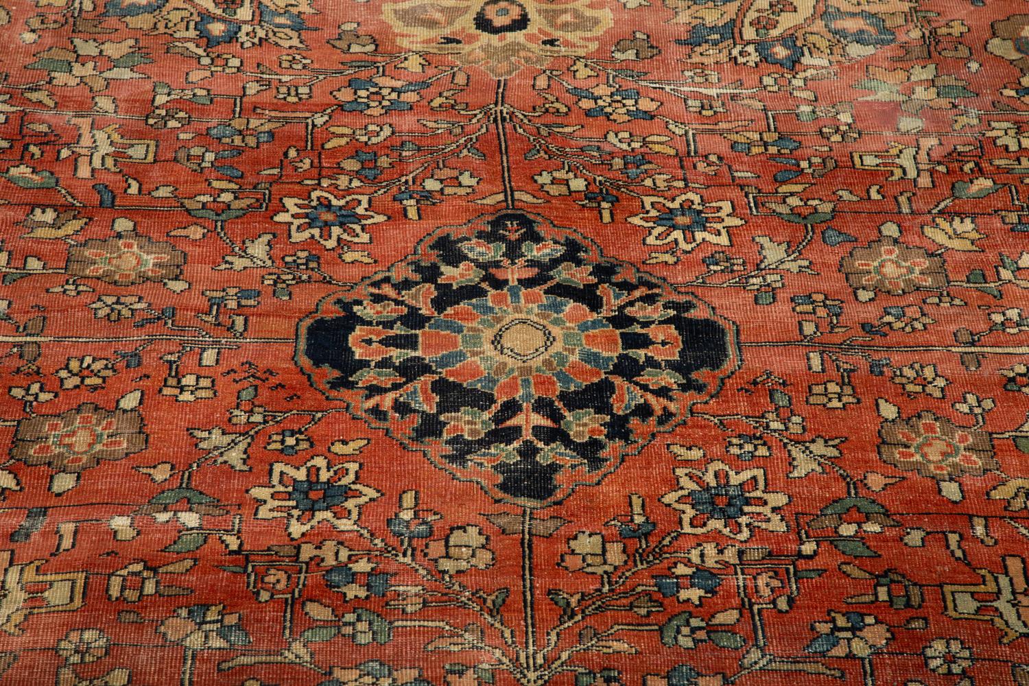 A Hamadan Wool Rug