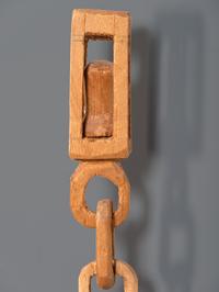 A Folk Art Carved Sailor's Whimsy Chain