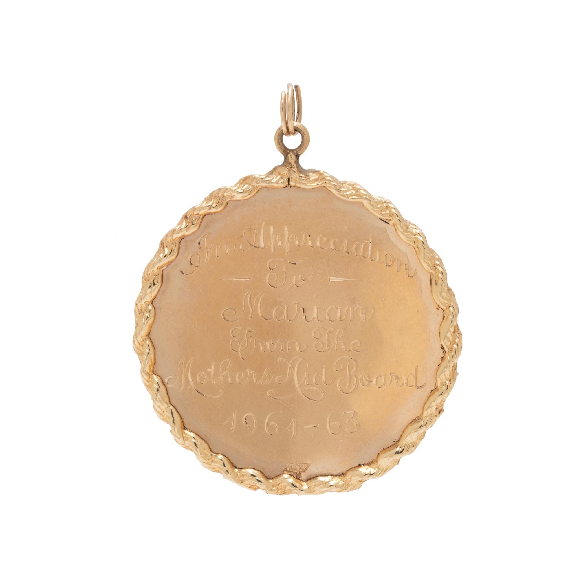 YELLOW GOLD, GEMSTONE AND DIAMOND GAVEL CHARM
