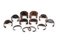 Fred Harvey Era Copper Trade Cuff Bracelets