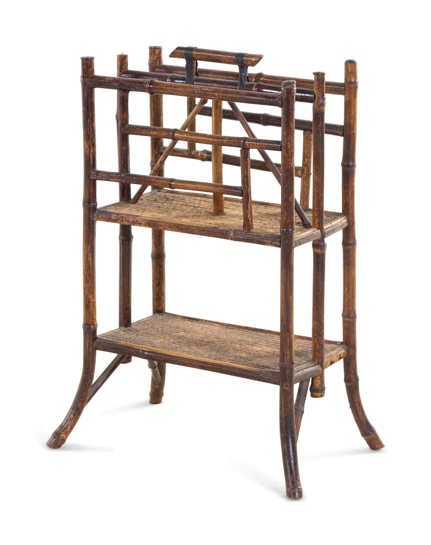 A Victorian Bamboo Canterbury