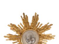 A Pair of French Gilt Bronze Plafonniers