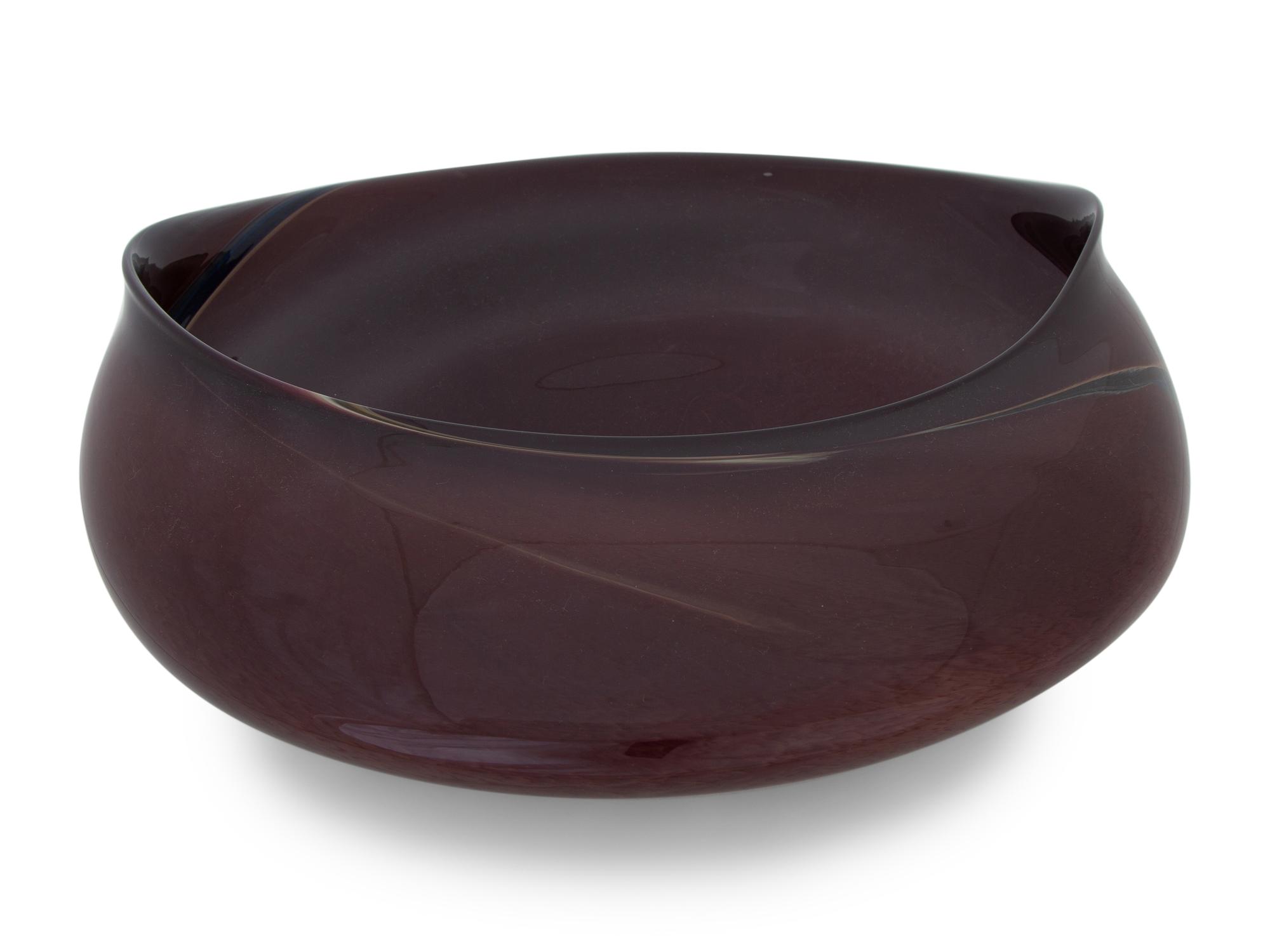 A Signed Murano Glass Bowl — 20TH CENTURY