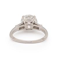 DIAMOND AND PLATINUM RING
