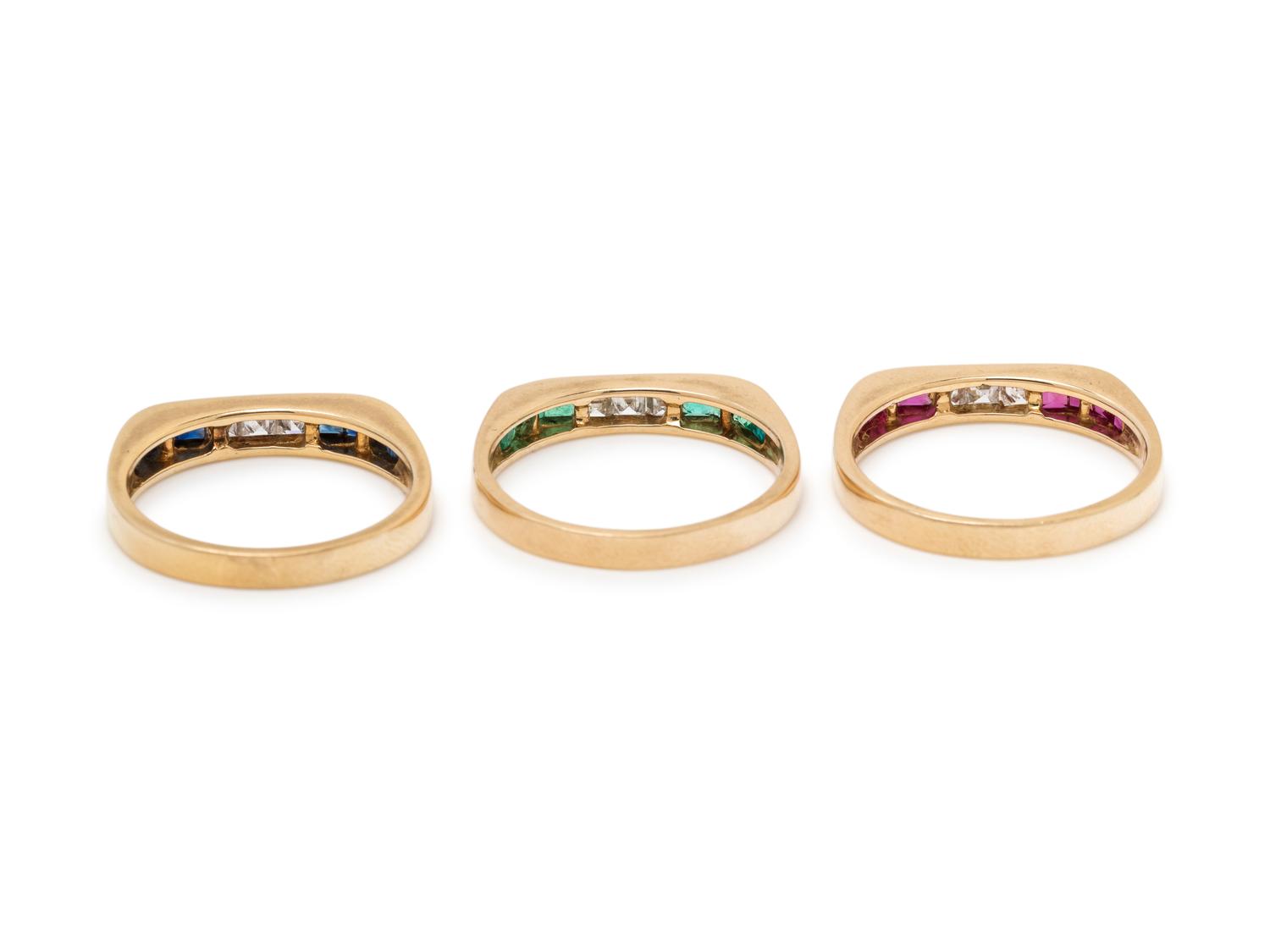 MULTIGEM AND DIAMOND RING SET