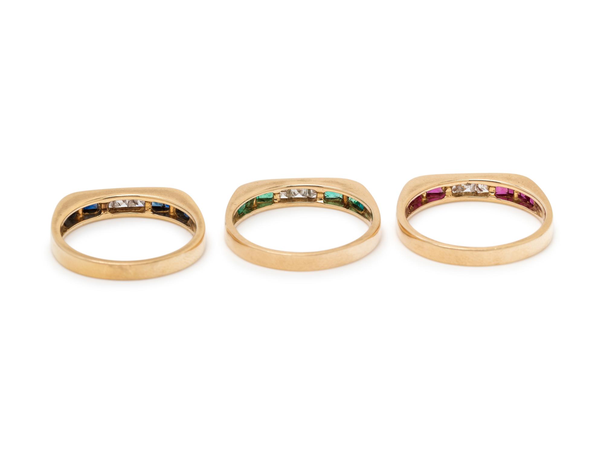 MULTIGEM AND DIAMOND RING SET