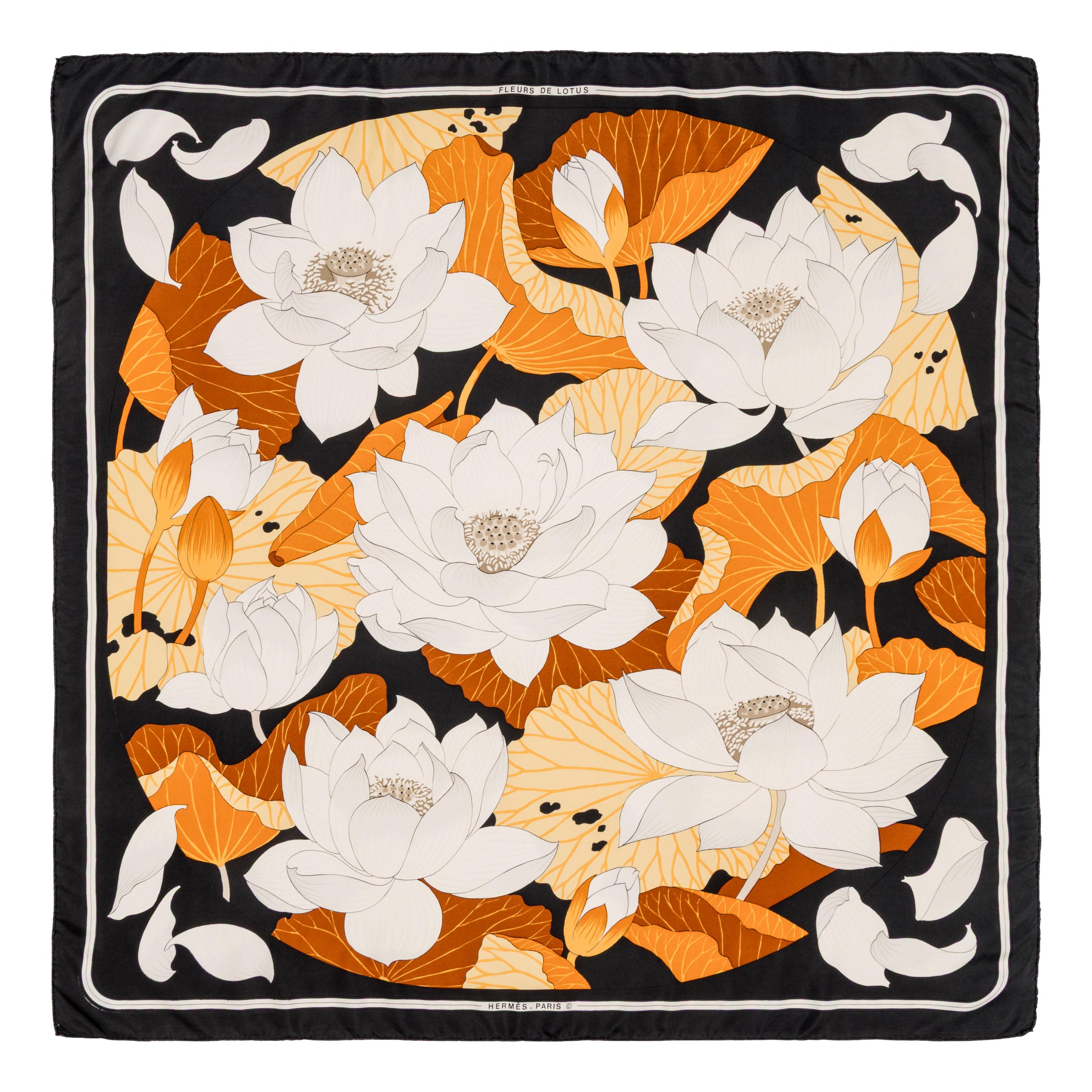 Hermès, Four Silk Scarves 90