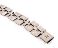 Navajo and Pueblo Sterling Silver Link Bracelets