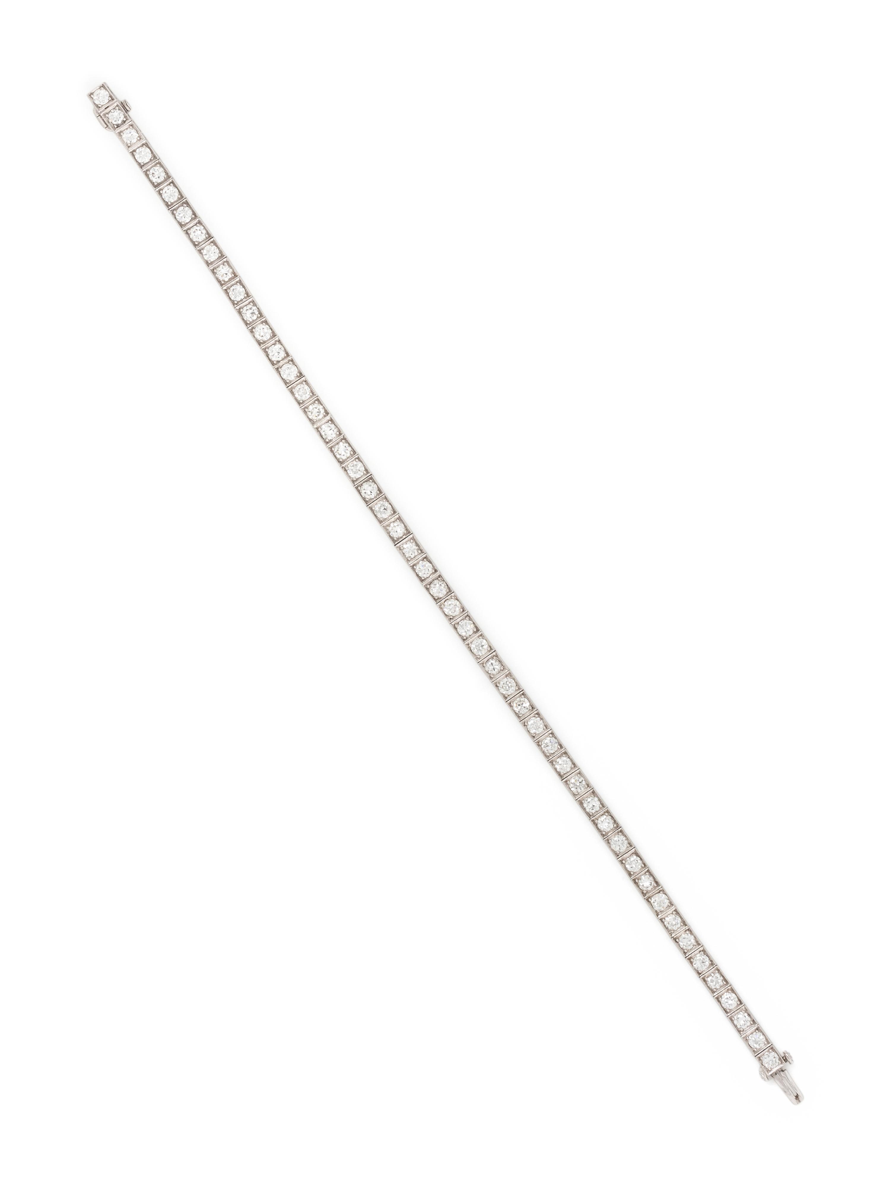ANTIQUE, DIAMOND BRACELET