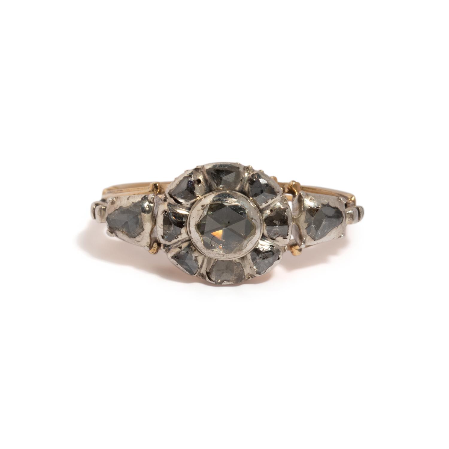 GEORGIAN, ROSE CUT DIAMOND RING
