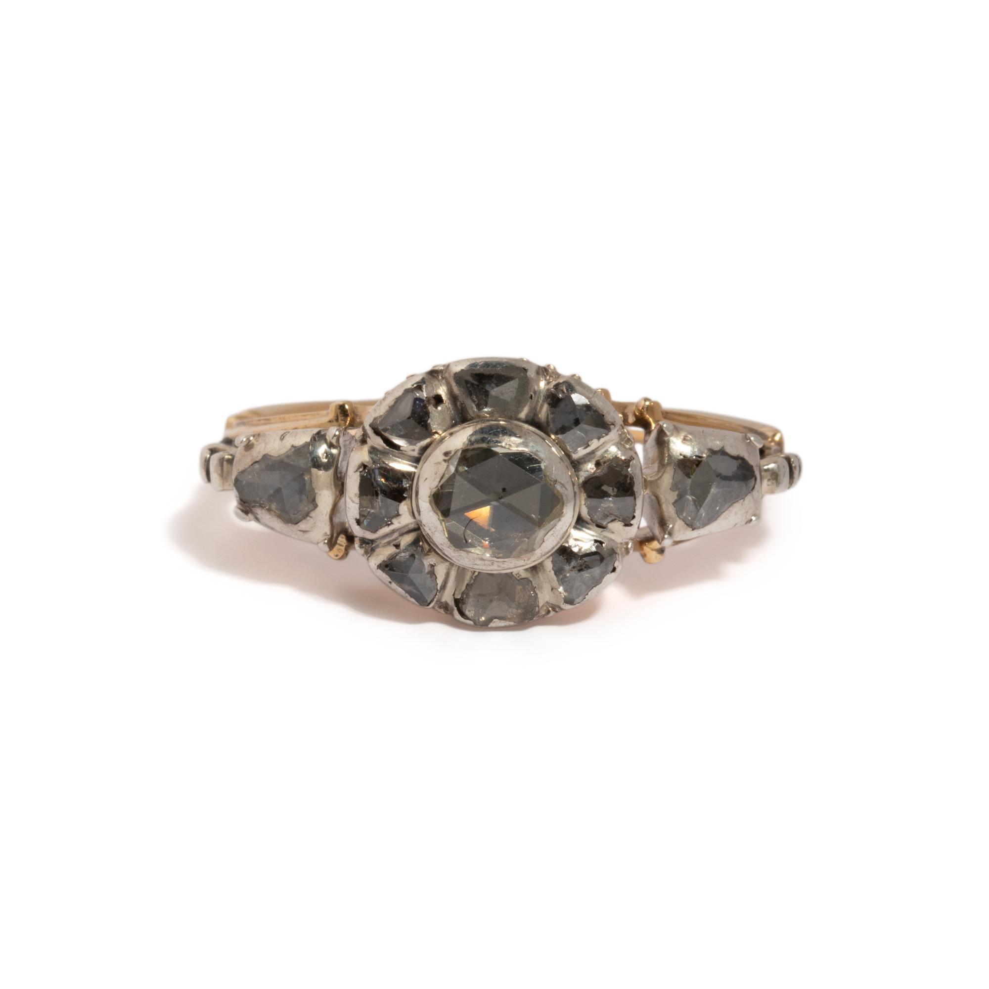 GEORGIAN, ROSE CUT DIAMOND RING