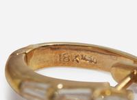 A Set of 18K Yellow Gold and Diamond Jewelry