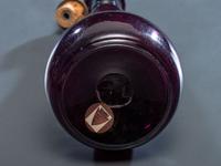 Five 'Mary Gregory' Enameled Amethyst Barber Bottles