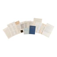 [WWII]. A small archive of official White House documents from the files of White House secretary Myrtle Bergheim, relating to the attack on Pearl Harbor and other pre- and postwar events, comprising:
