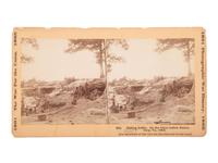 [CIVIL WAR]. Making Coffee. On the Lines Before Petersburg, Va ., 1864. Hartford, CT: The War Photograph & Exposition Co., ca 1864.