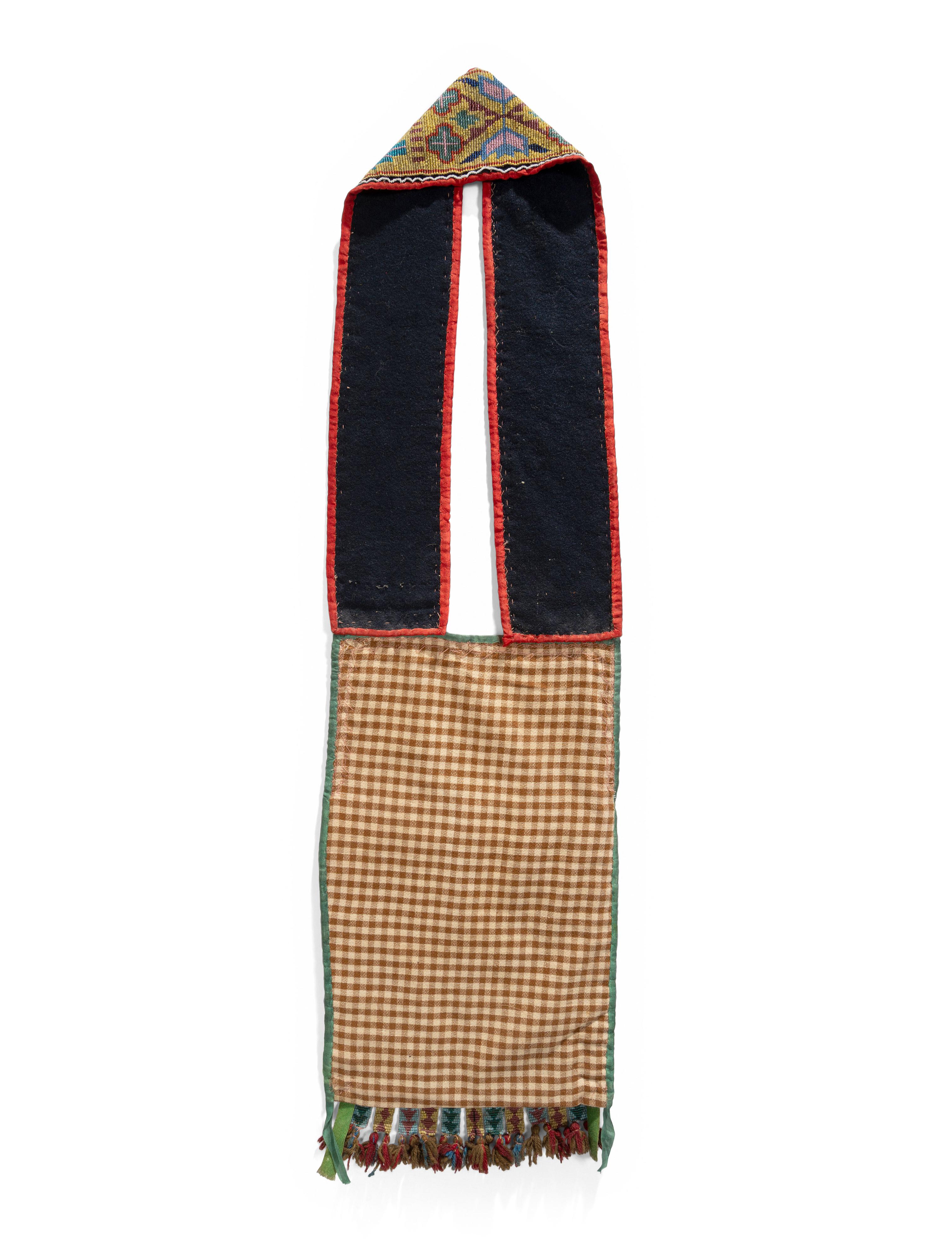 Anishinaabe Loom Beaded Bandolier Bag
