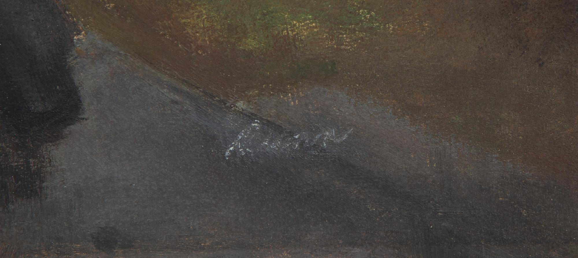 Woman Looking Out Over Landscape