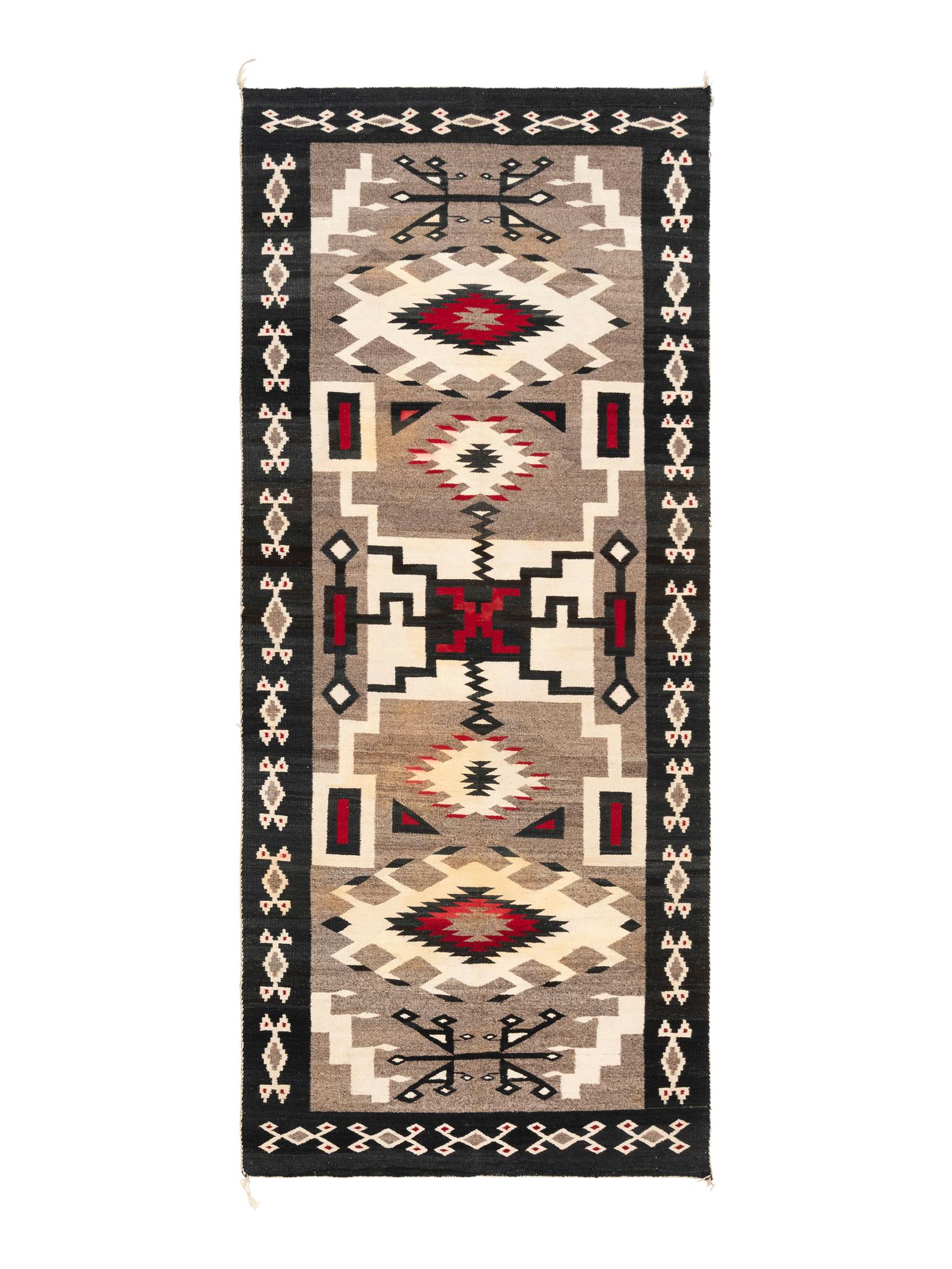 Navajo Storm Pattern Runner / Rug