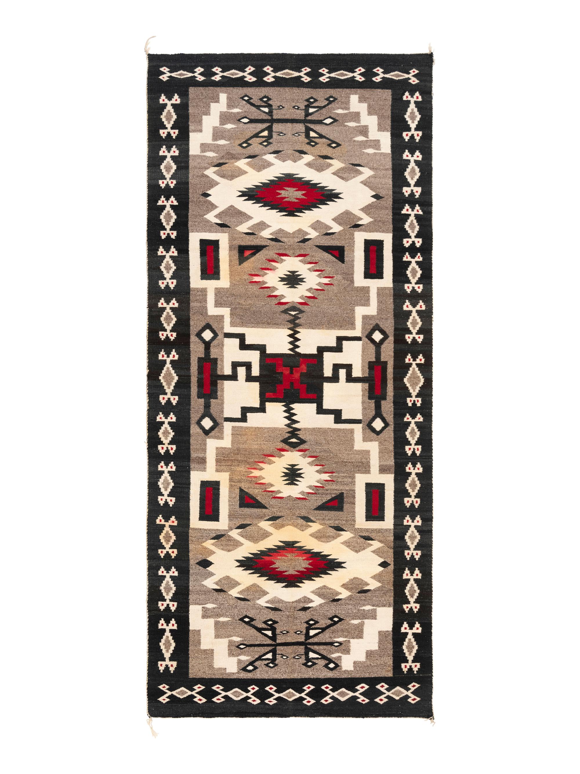 Navajo Storm Pattern Runner / Rug