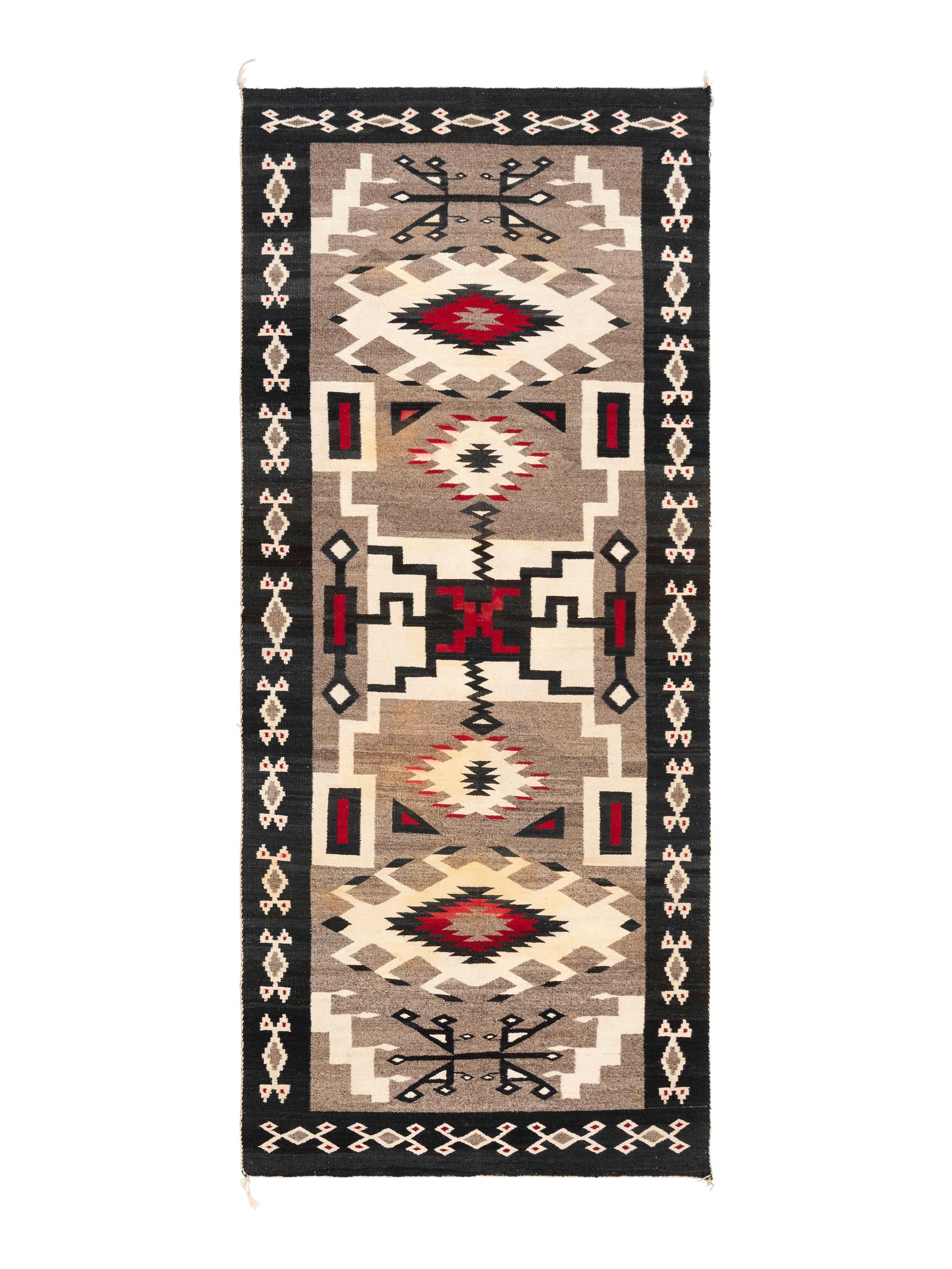 Navajo Storm Pattern Runner / Rug