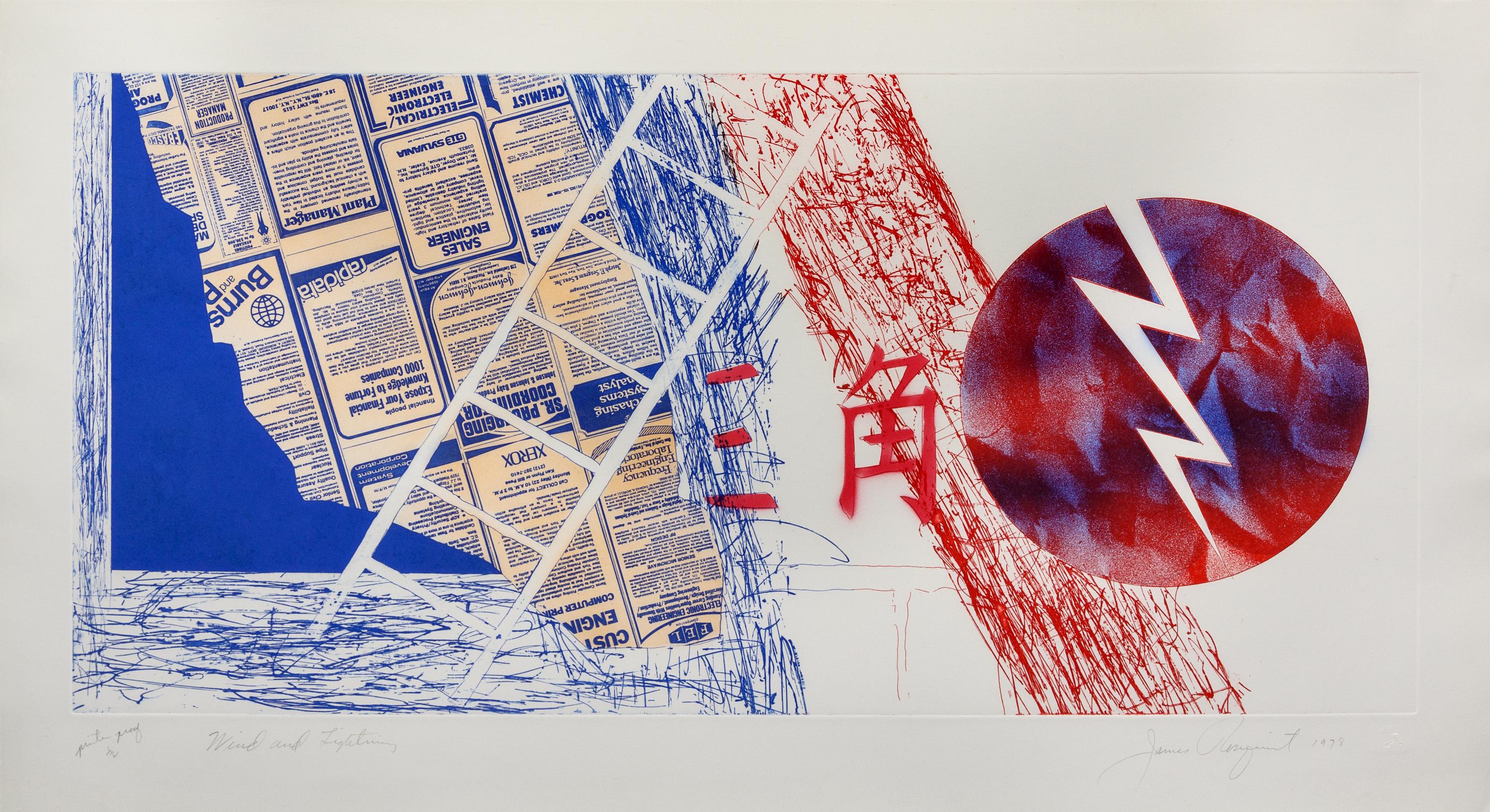 Black Triangle; Wind and Lightning ( a pair of works from the Tripartite series )