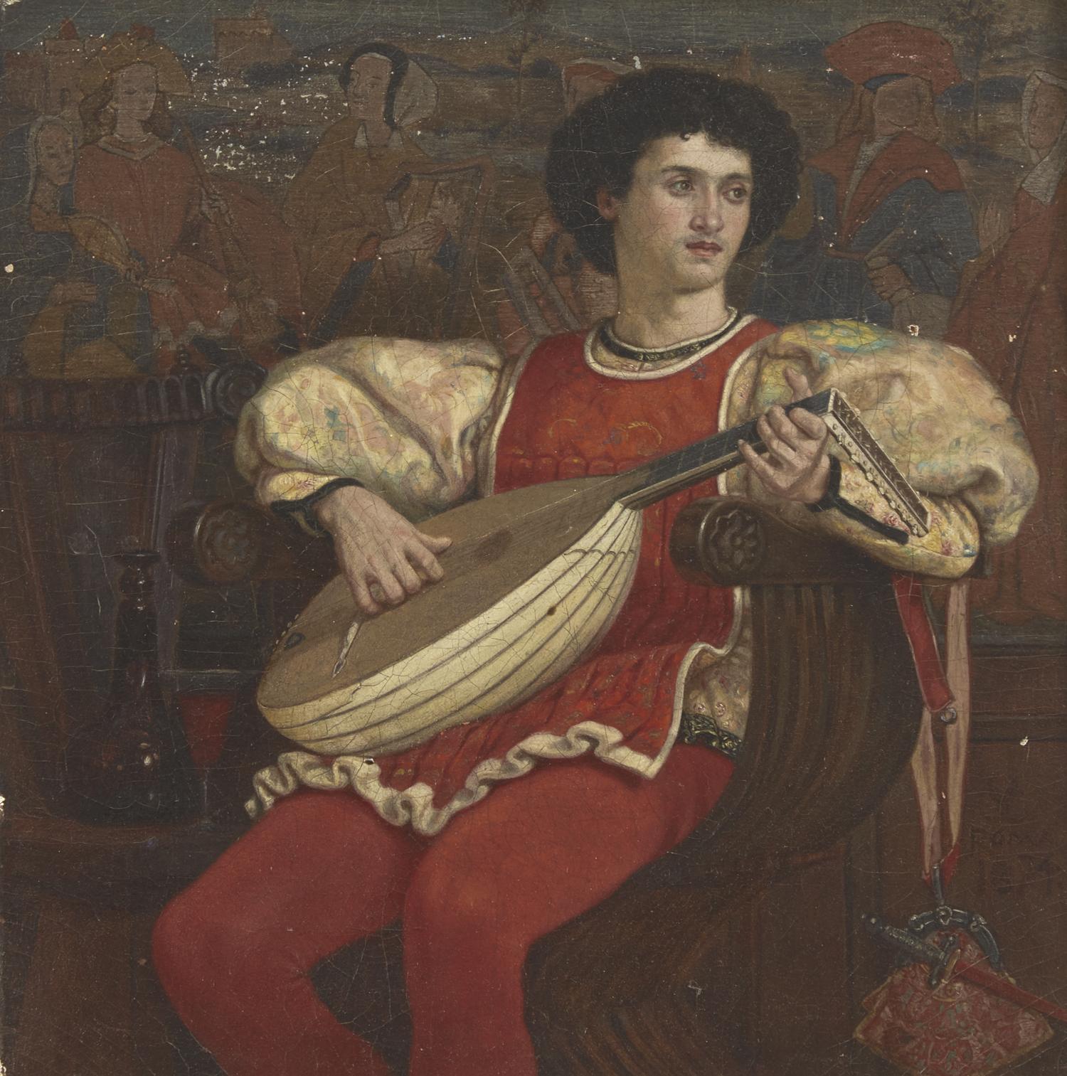 The Lute Player , 1874