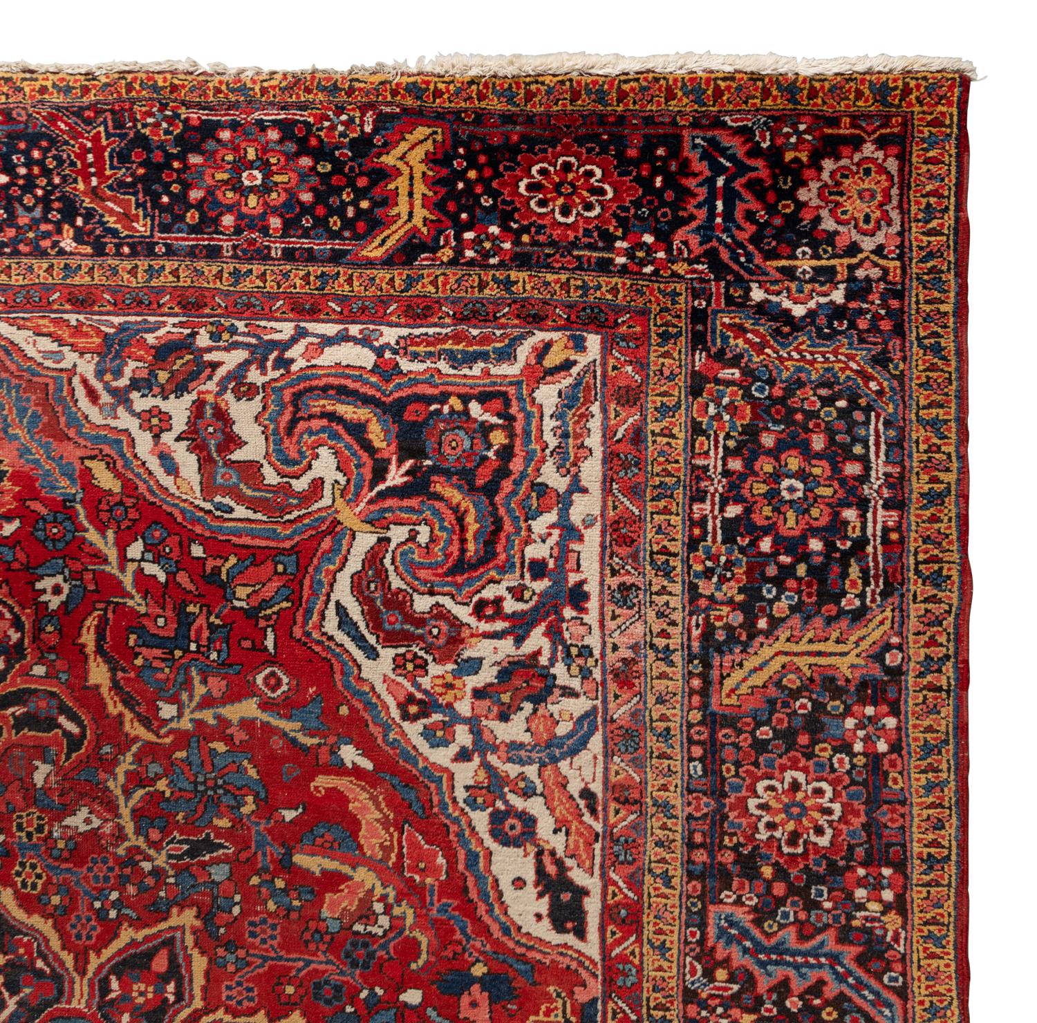 A Heriz Wool Rug