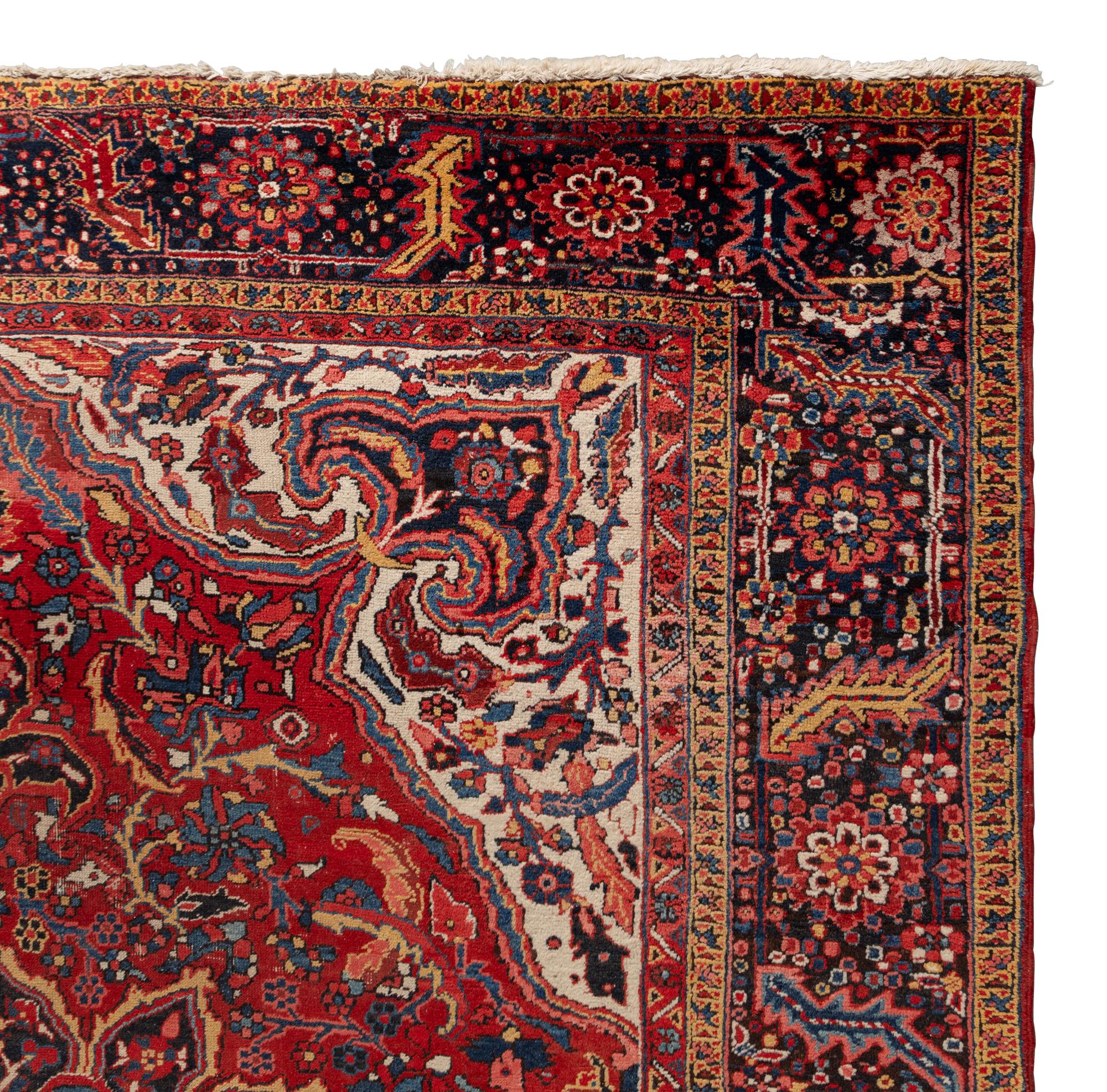A Heriz Wool Rug