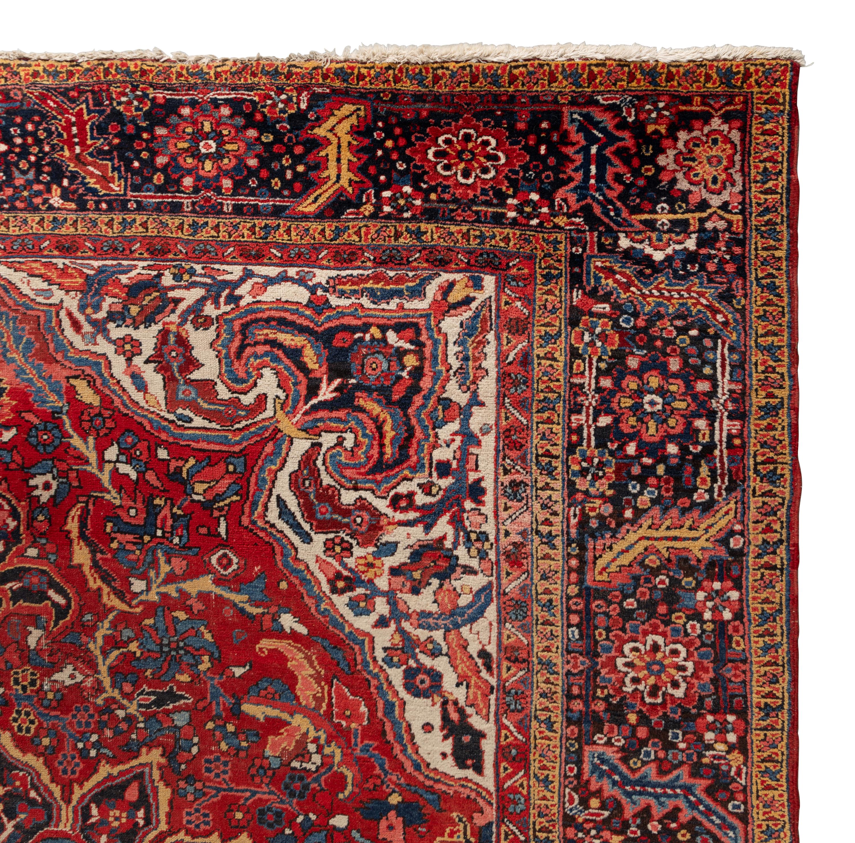 A Heriz Wool Rug