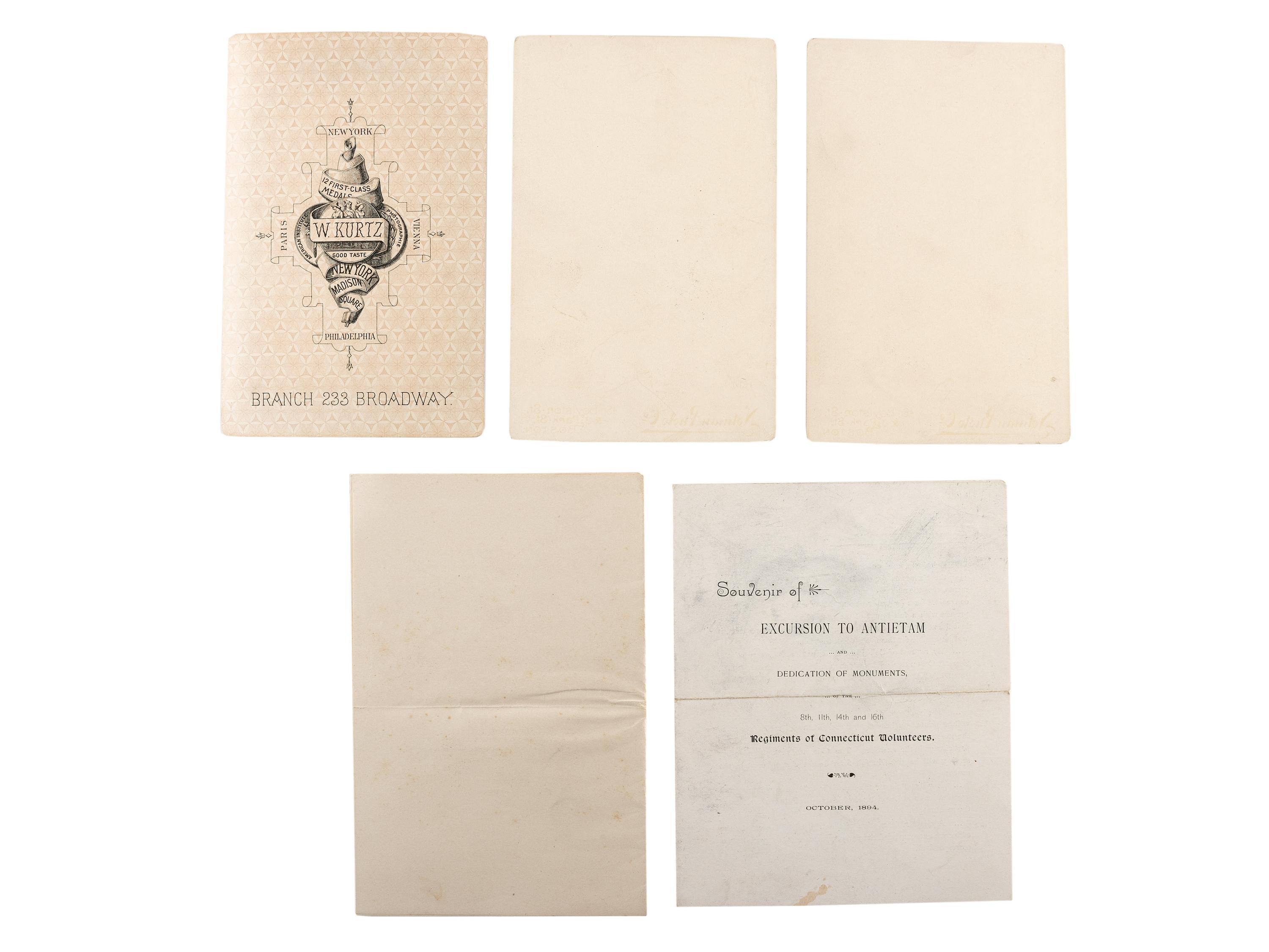 [CIVIL WAR]. Knapsack with contents carried by Private Charles L. Taylor, Company K, 16th Connecticut Volunteer Infantry.