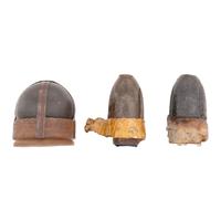 Three Civil War Artillery Projectiles: 12 Pound Solid Shot and Two Hotchkiss Shells