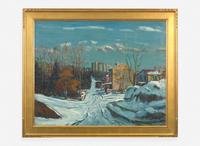 Walter Emerson Baum (American, 1884-1956) - City Streets in Winter