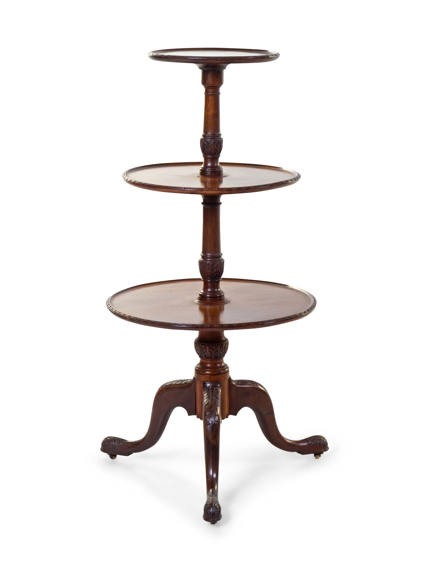 A George III Mahogany Dumbwaiter