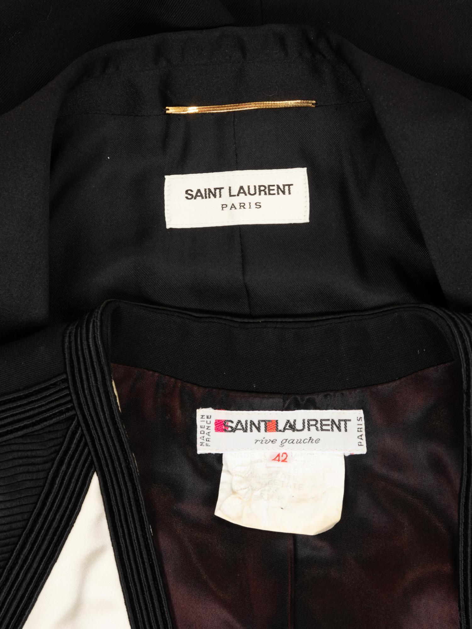 Two Yves Saint Laurent Jackets, 1980-90s