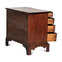 A Chippendale Figured Mahogany Block Front Chest of Drawers
